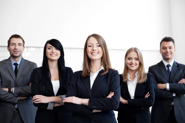 Grupo empresarial con líder femenina — Foto de Stock