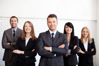 erkek lideri ile iş grubu