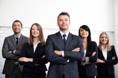 erkek lideri ile iş grubu