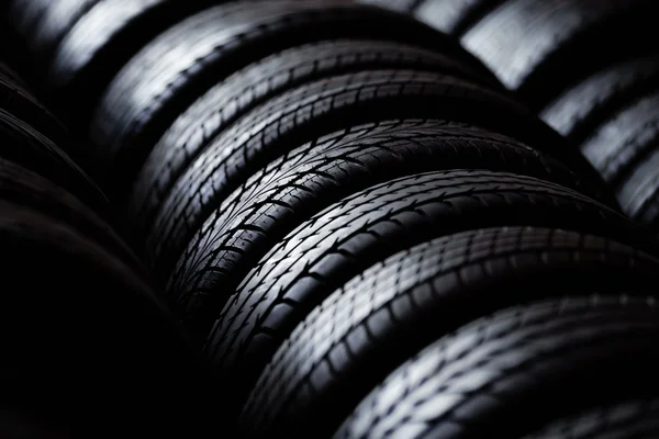 Tire stack background — Stock Photo, Image