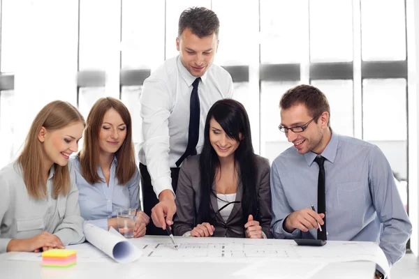 Architects working at office — Stock Photo, Image