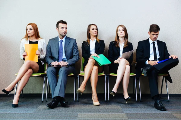 Waiting for interview — Stock Photo, Image