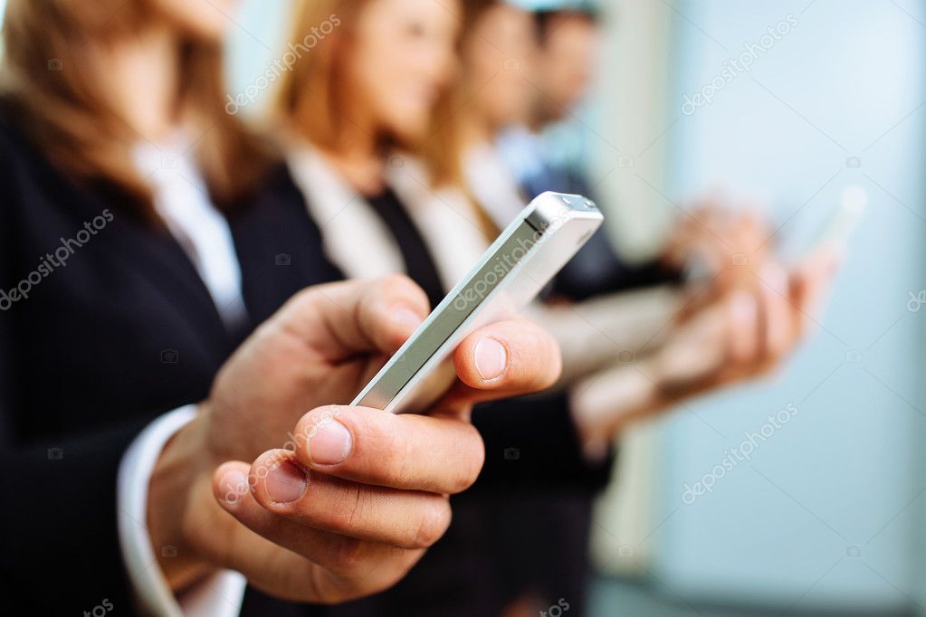 Smartphone business — Stock Photo © baranq 34453863