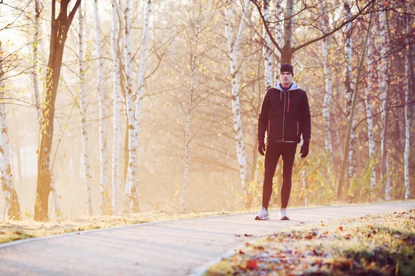 Vorbereitung auf den Lauf — Stockfoto