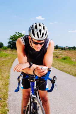triatlon bisikletçi manifatura Smartphone