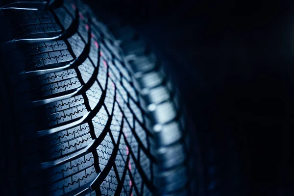 Winter Tyre Close Background Isolated — Stock Photo, Image