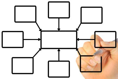 dibujo gráfico aislado sobre fondo blanco a mano