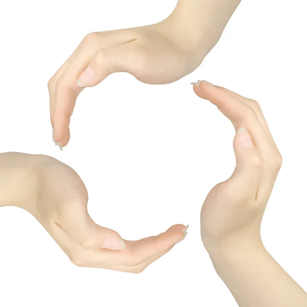 Hands Making a Circle — Stock Photo, Image