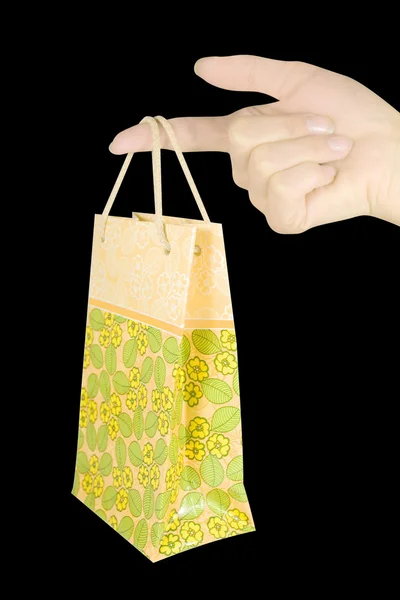 Gift bag purchase — Stock Photo, Image