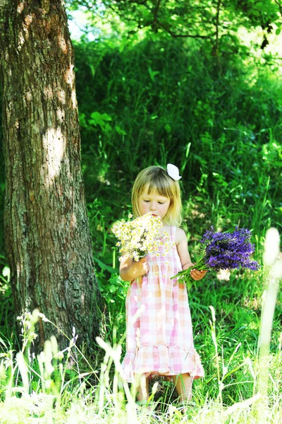 Güzel, küçük bir kız — Stok fotoğraf