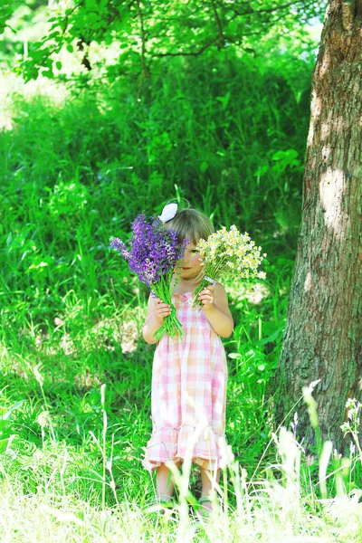 Güzel, küçük bir kız — Stok fotoğraf