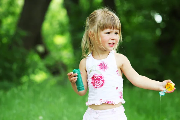 Beautiful little on the nature — Stock Photo, Image