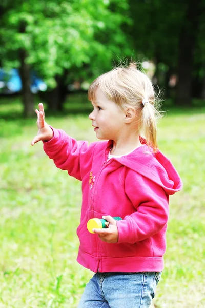 Beautiful little on the nature — Stock Photo, Image