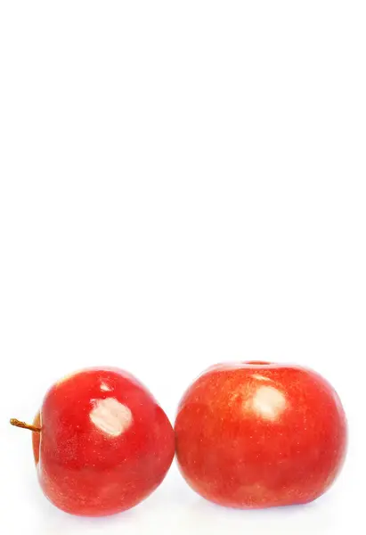 Rött äpple — Stockfoto