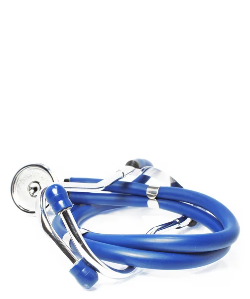 The stethoscope on white background — Stock Photo, Image