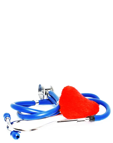 Stethoskop und Herz — Stockfoto