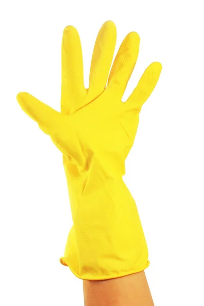 Rękawice żółty — Zdjęcie stockowe