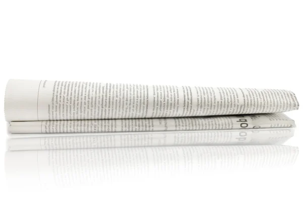 Krant geïsoleerd — Stockfoto