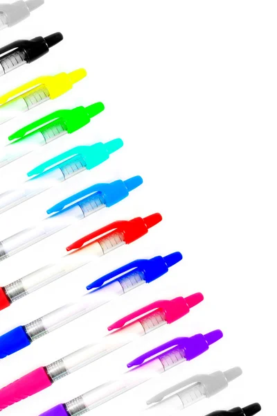 Multi-coloured felt-tip pens — Stock Photo, Image