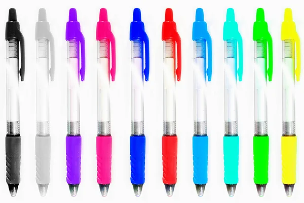 Çok renkli Keçeli Kalemler — Stok fotoğraf
