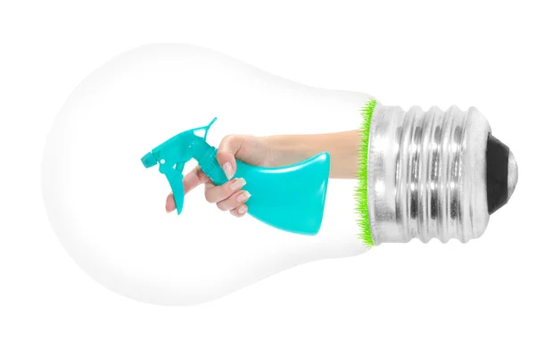 Lamp has Idea — Stock Photo, Image