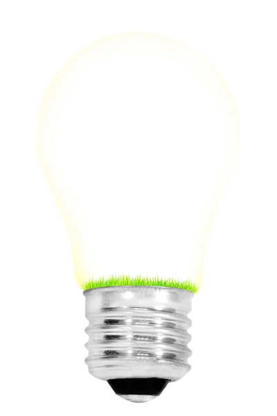 Lampe hat Idee — Stockfoto