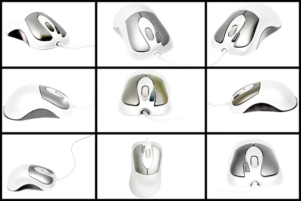 Mouse del computer bianco — Foto Stock