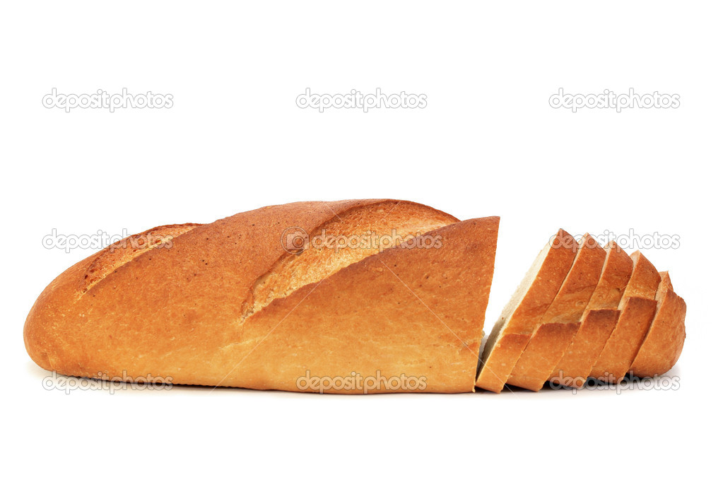 Loaf bread isolated