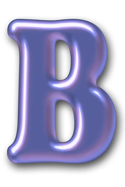 Letra do alfabeto abstração — Fotografia de Stock