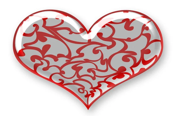 Heart patterned image — Stock Photo, Image