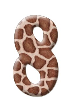 şekil leopar soyutlama