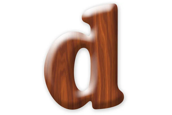 木制字母抽象 — 图库照片