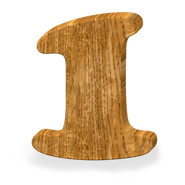 Wooden figure abstraction — Stock Photo, Image