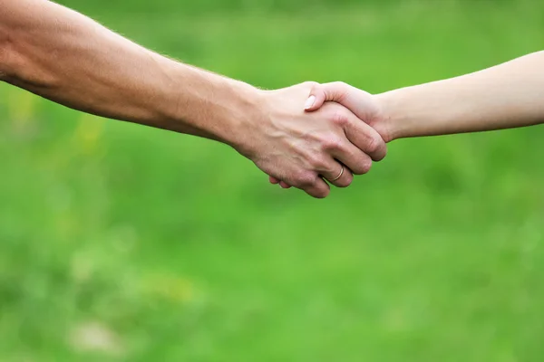 Two arms of lovers — Stock Photo, Image