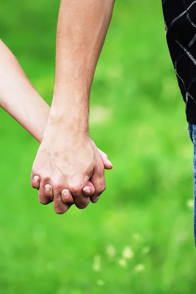 Two arms of lovers — Stock Photo, Image