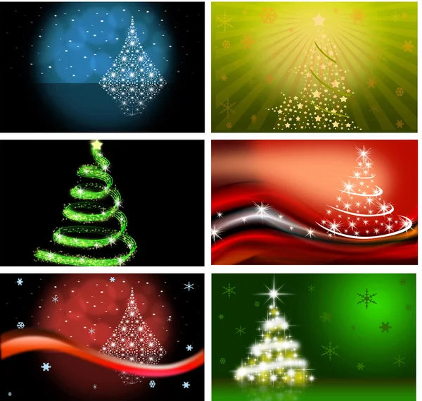 Weihnachtsbaum-Illustration — Stockfoto
