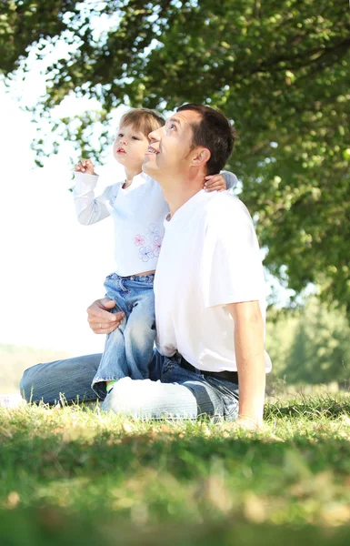 Pai com filho — Fotografia de Stock