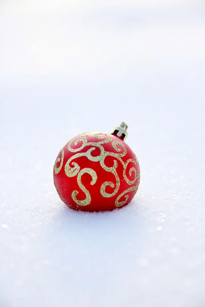 Toy in the snow — Stock Photo, Image