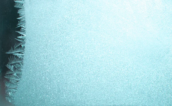 Frost on glass background — Stock Photo, Image