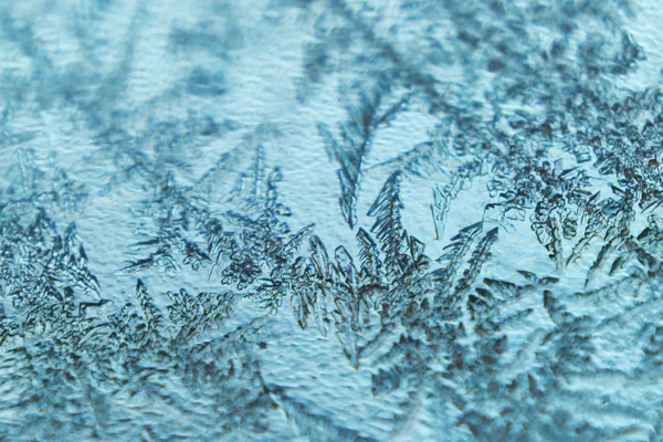 Frost sur fond de verre — Photo