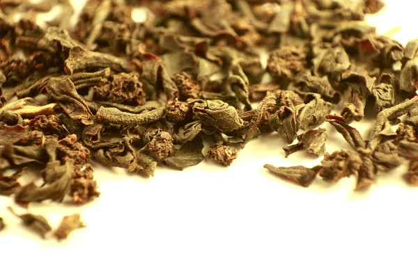 Macro Black Tea — Stock Photo, Image