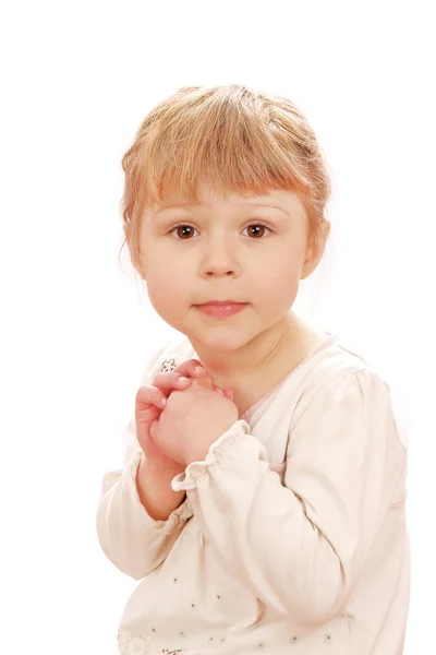 Collection of beautiful young girl on a white background — Stock Photo, Image