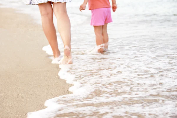 Fußabdrücke im Sand — Stockfoto