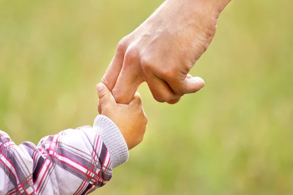 Hand van bovenliggende en onderliggende — Stockfoto