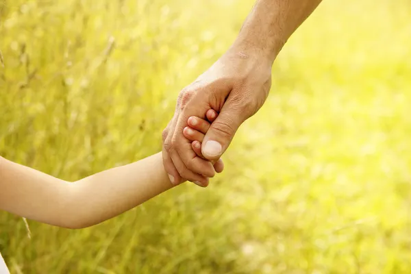 Överordnade och underordnade händer — Stockfoto