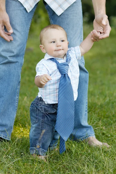 Dziecka z ojcem — Zdjęcie stockowe