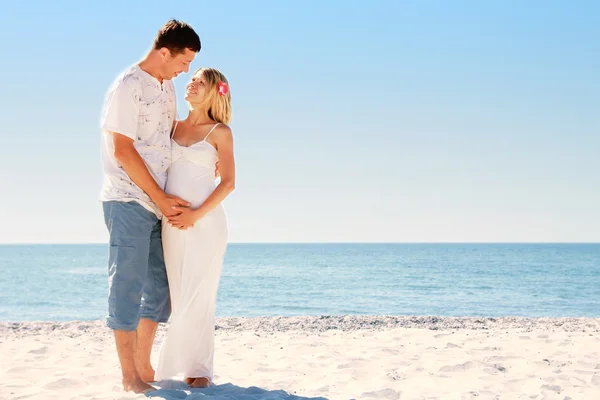 Couple on the beach Stock Picture