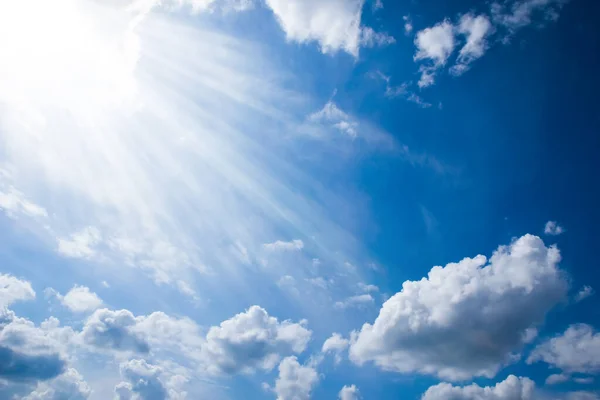 Mooie Lucht Met Wolken Atmosfeer Achtergrond — Stockfoto