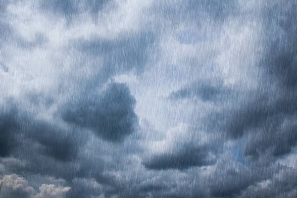 Hermoso Cielo Lluvioso Con Nubes Fondo Del Concepto Atmósfera — Foto de Stock
