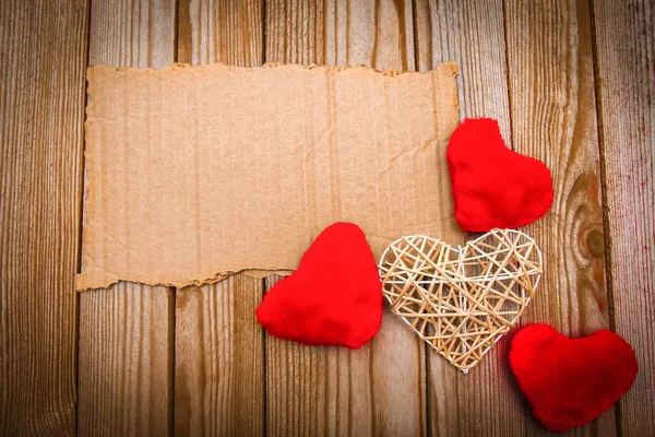 ハッピーバレンタインの休日の愛のフレームの背景 — ストック写真